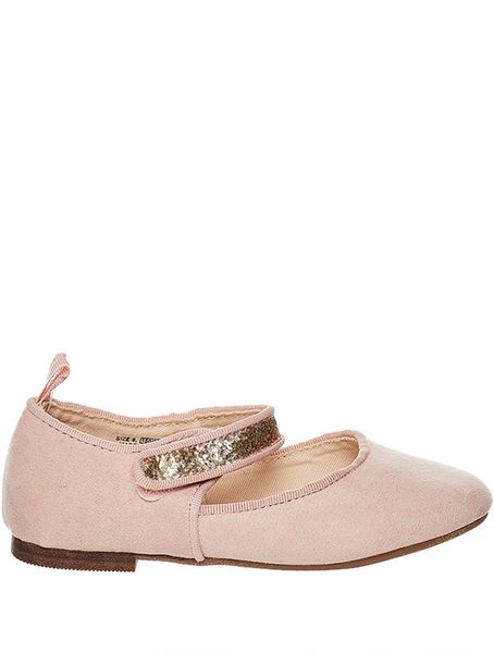 Gap Kids Light Pink Ballet Flats - Pink - Uk Junior 8