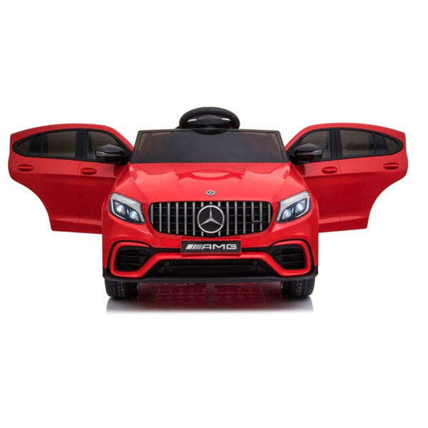 12V Mercedes GLC63S Coupe Kids Electric Ride On Car - Red