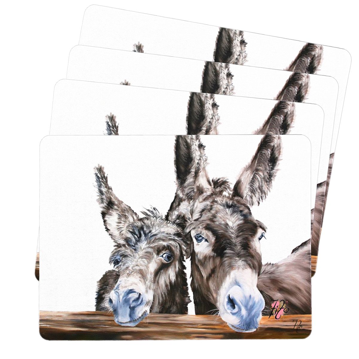 White Donkeys Placemats by Fifo 93177468 | Shop Today. Get it Tomorrow ...