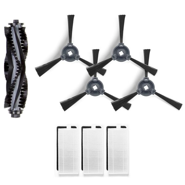 Ecovacs Deebot 500 Buddy Kit - 1 Main Brush, 4 Side Brush, 3 Filter/Sponge