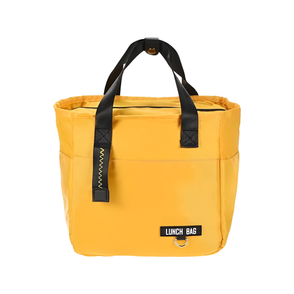 Leakproof Thermal Insulated Reusable Lunch Bag With Side Pockets