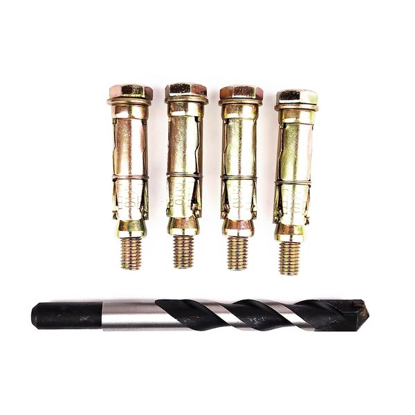 Osprey - Rawl Bolt Combo - 4 x M10 x 75mm Rawl Bolts and M16 Masonry Drill Bit