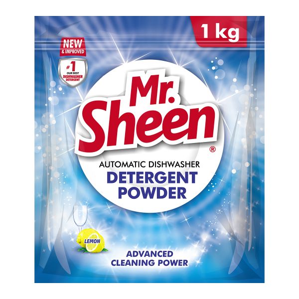 Mr Sheen Dishwasher Automatic Powder Lemon 1Kg - 3 Pack