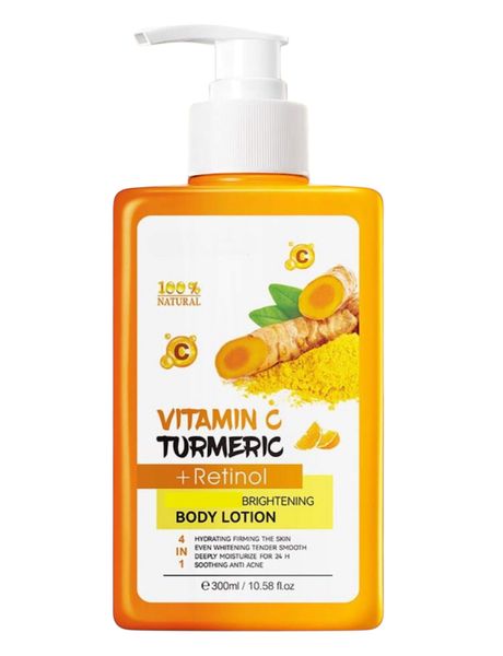 Vitamin C Turmeric Body Lotion - Brightening &amp; Hydrating - 300ml