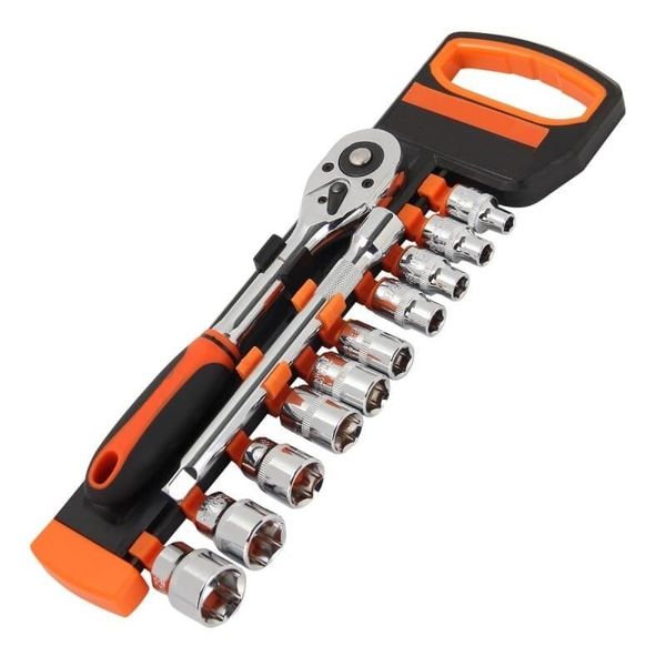 FI- Socket Wrench Set 1/4 Inch:12 Piece Set