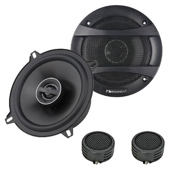 Nakamichi NSE1358 5.25" 300 Watts 2-Way Coaxial Speakers &amp; Evo Tweeters