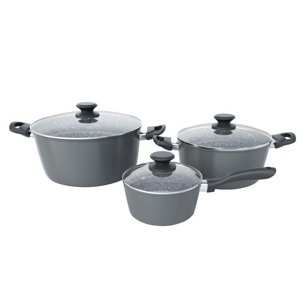 Bennett Read Slate &amp; Stone Forged 6Piece Non-Stick Pot Set