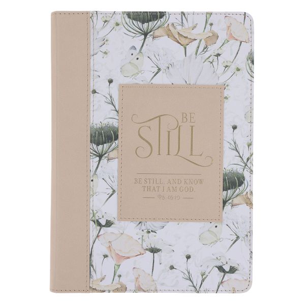 Faux Leather Journal - Be Still and Know That I Am God