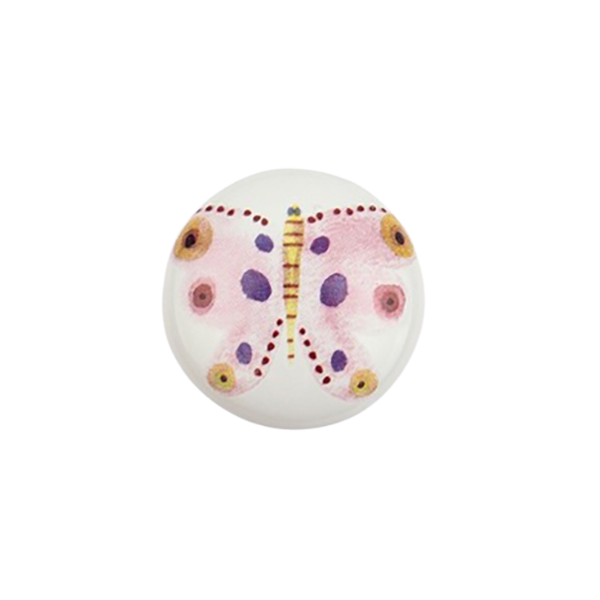 iKids Animal Knob Pink Butterfly