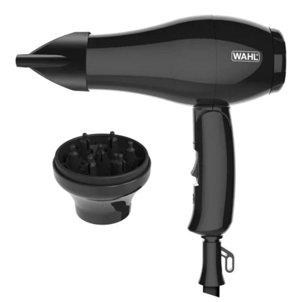 Wahl Travel 1000W Foldable Dual-Voltage Hair Dryer with Diffuser