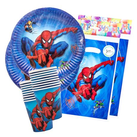 Spiderman 6 Piece Party Pack - 20 Invites | Buy Online in South Africa |  