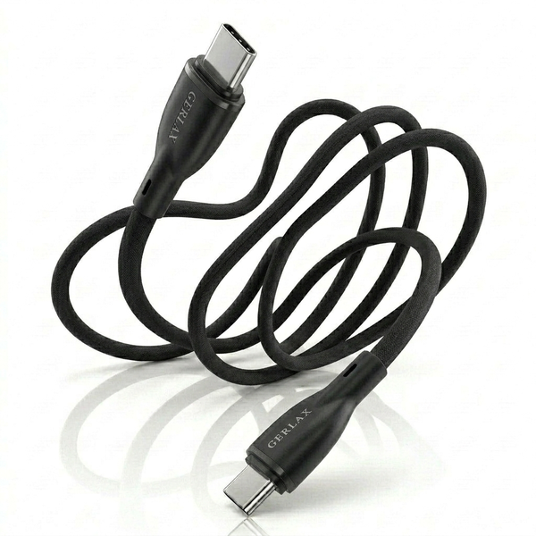 Gerlax L43PT Fast Charging Cable (1M) | 66W USB-C to USB-C | Soft Silicone