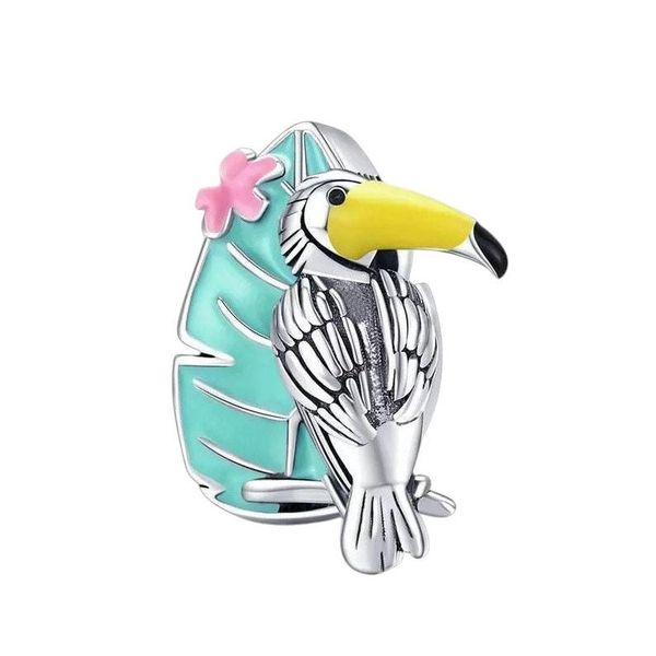 995 Sterling Silver Charm, Bird Toucan Charm