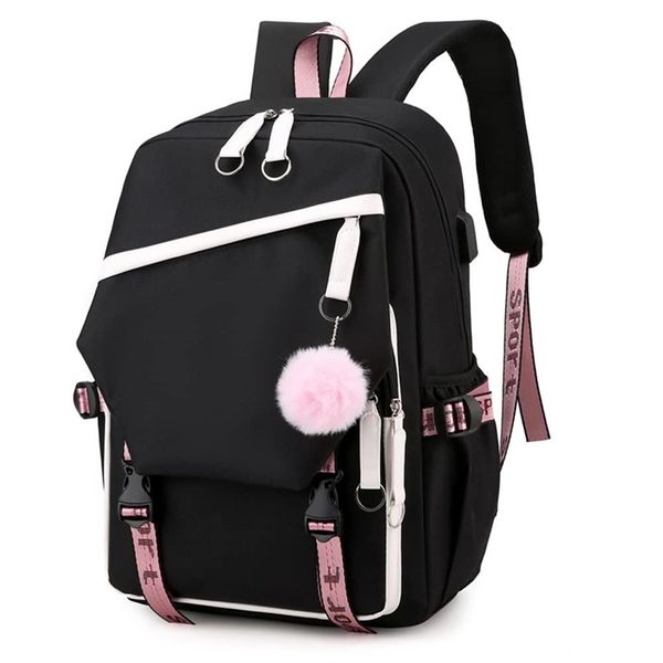 Backpacks for Little Girls', Students Backpack with USB Charging Port