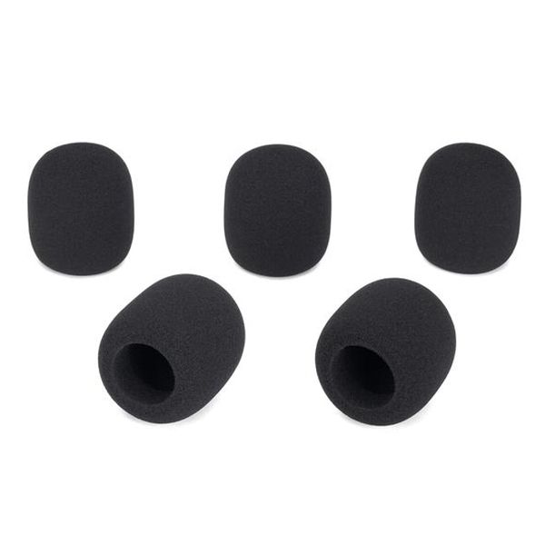 Viper Black Microphone Windshields (5 Pack)
