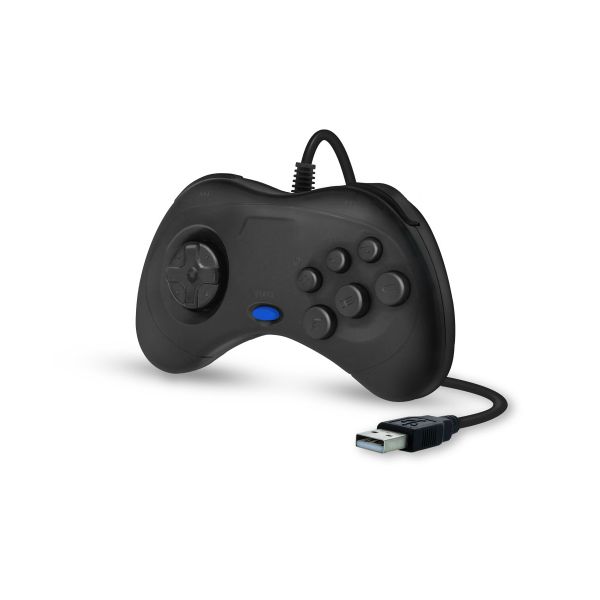 Cirka Saturn-Style USB Controller for PC/ Mac - Black