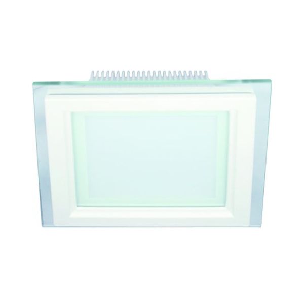 ACDC - 6W 85-265V Square C/W Glass LED Downlight 3000k