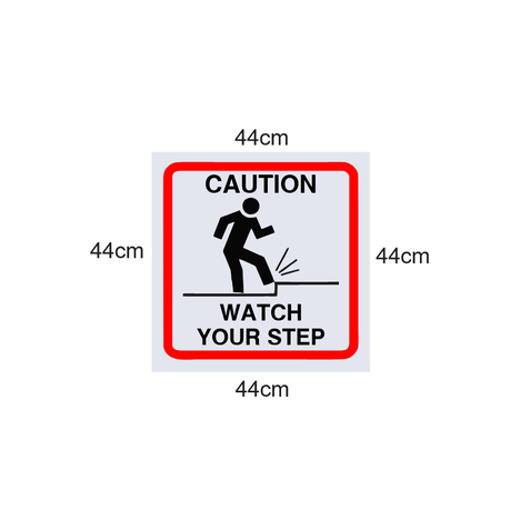 Watch Your Step Safety Sign Watch Your Step Caution Sign. Fall Slip