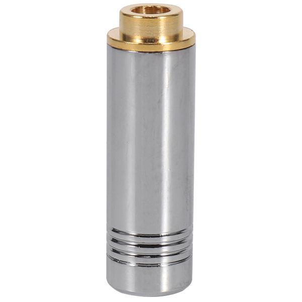Female Jack Audio Plug 4.4mm 5Pole Metal Adapter for Headphone Silver