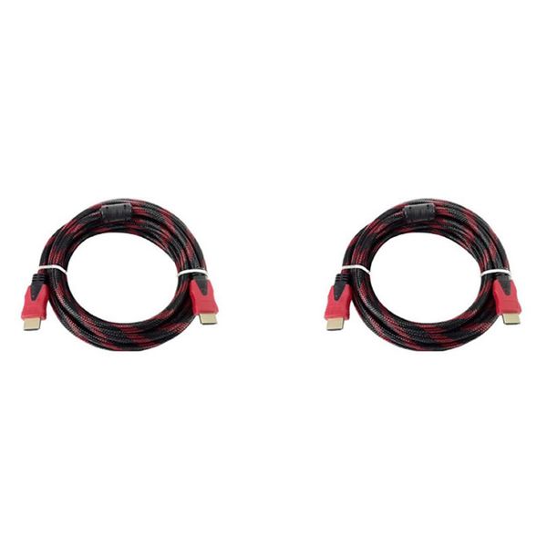 Set Of 2 3m Male-to-Male HDMI Audio And Video Cable