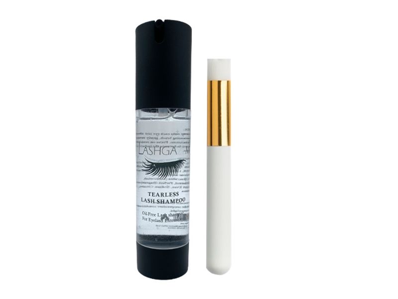 Eyelash wash + Eyelash cleaning brush set