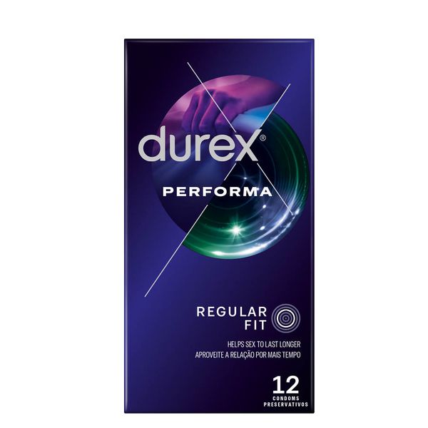 Durex 12s, Delay Climax, Lubricated Condoms, Performa