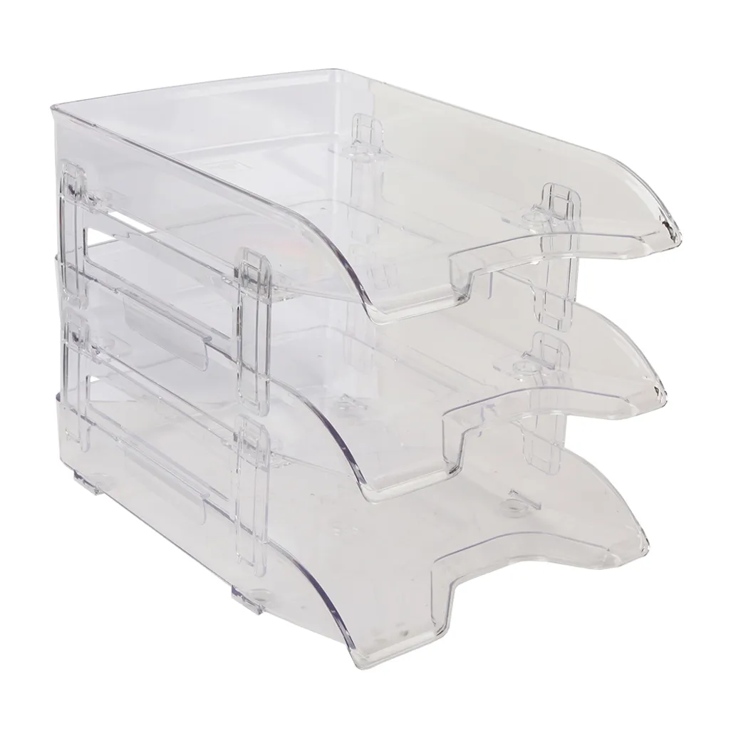 primeLine- 3 Tier Letter Tray- Transparent | Shop Today. Get it ...