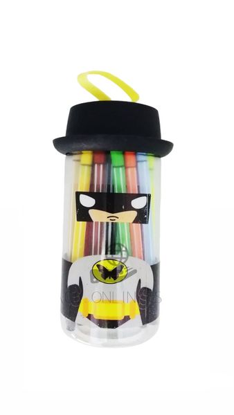 Superhero Designed Colored Pens - Set of 36 - 3-Pack