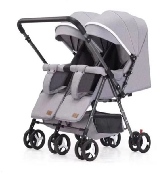 Side-by-Side Twin Baby Stroller