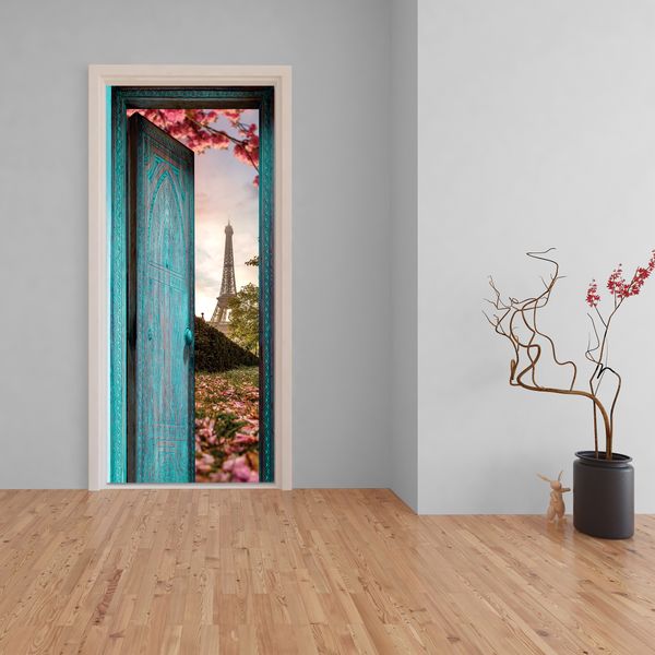 Decoupage Tear Resistant Transfers - Paris in Spring Door