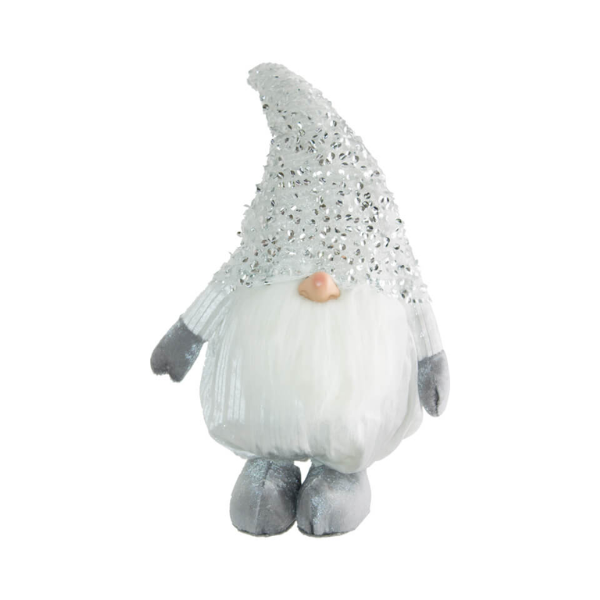 Short Legged Silver Hat Elf 23X11X44