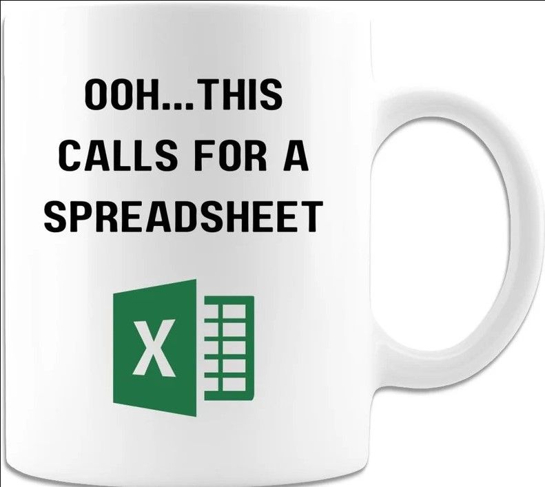 This Calls For A Spreadsheet Birthday Accountant Bookkeeper Gift Mug ...