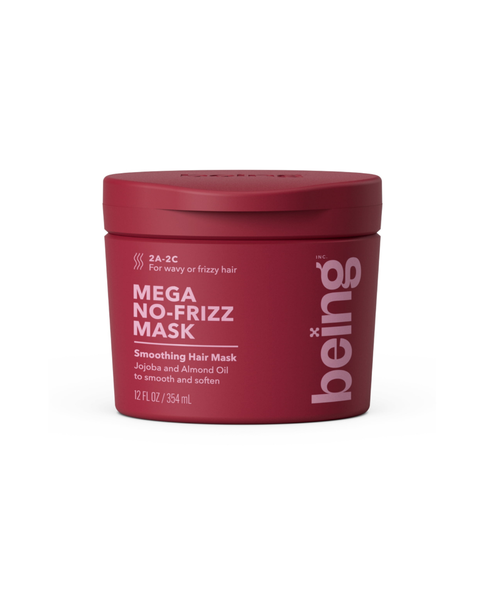 Being Mega No-Frizz Hair Mask for Wavy &amp; Frizzy Hair (2a-2c) - 354 Ml