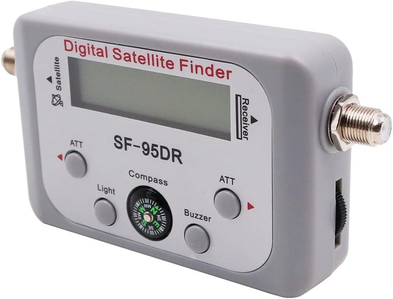 Digital Satellite Finder Meter with LCD Display &amp; with Compass