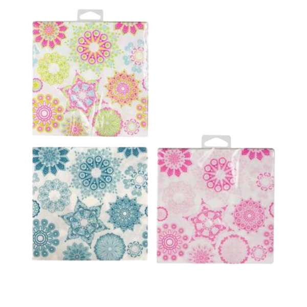 Kaleidoscope Serviettes (20 Serviettes) - Set of 3