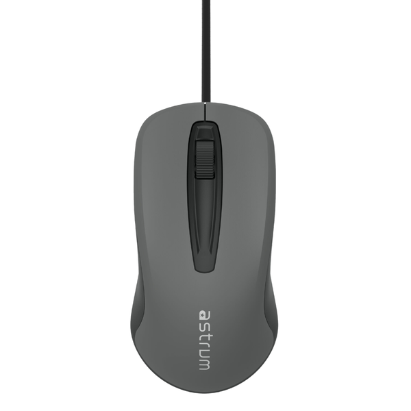 Astrum USB Wired Optical Mouse-3 buttons,1200 DPI, Plug &amp; Play - MU120