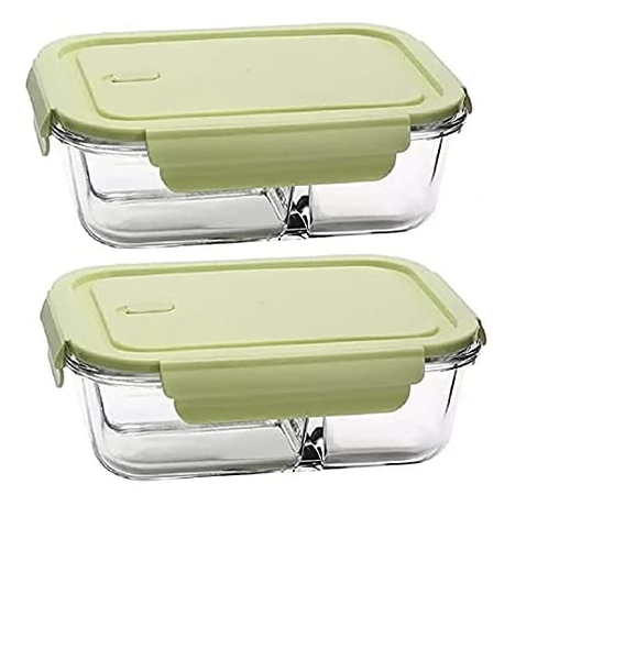 2 Compartment Food Container\ Lunch Box