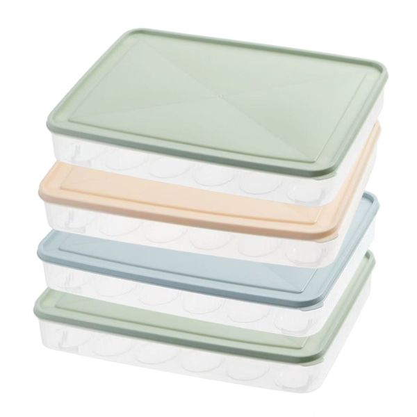 4 Piece Refrigerator Egg Holder Deviled Egg Holder Food Storage Container