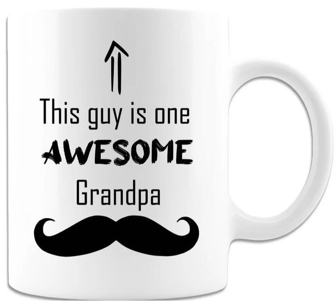 One Awesome Grandpa Birthday Christmas Father's Day Grandad Gift Mug