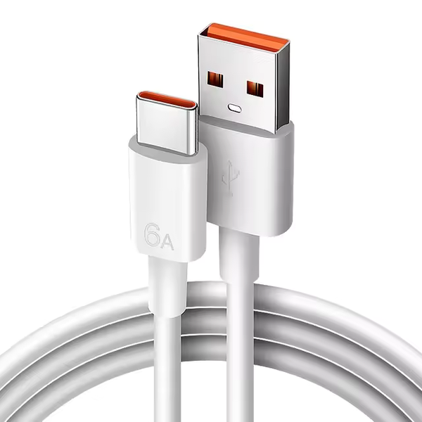 High Quality Super fast charging Type C 6A USB Charging cable