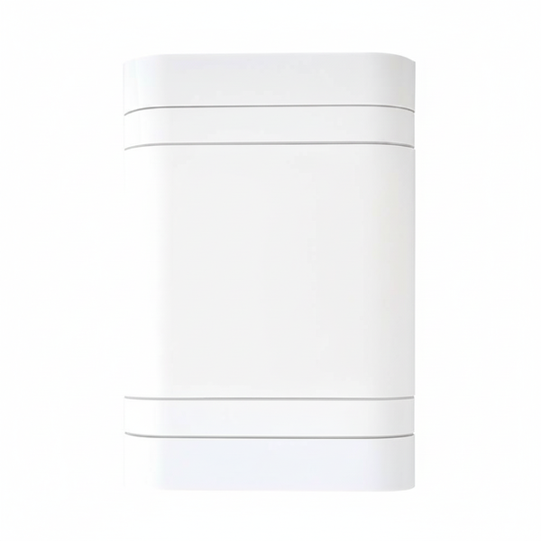 Lesco White Flush Cover Plate for Single-Gang Electrical Boxes