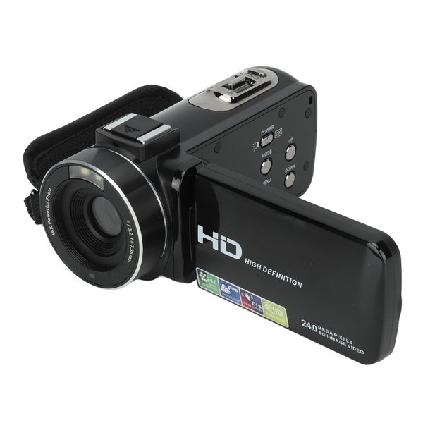 3.0 Inch Digital Camera Recorder, 1080P 24MP, 16x Zoom, Rotatable Screen