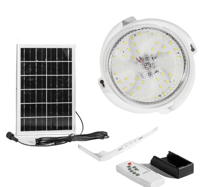 Solar Powered Ceiling Light With Solar Panel And Remote Control 40W- SD