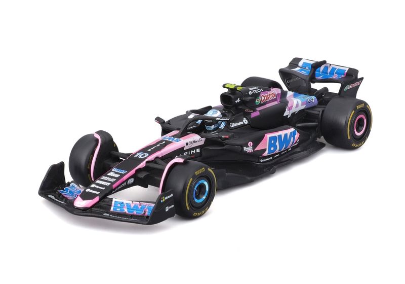 Bburago 1/43 BWT Alpine F1 A524 2024 - #10 Pierre Gasly (13cm Long)