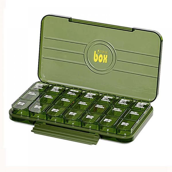 BPA-Free Moisture-proof Medicine Storage Box 7 Days - 3 Times a Day