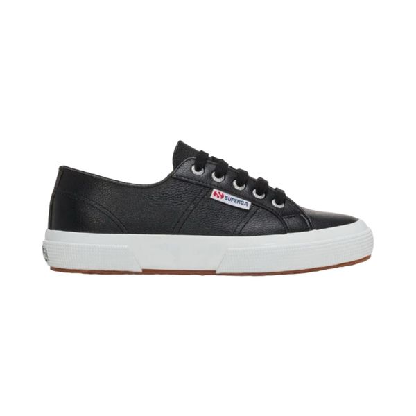 Superga Women's Vegan Black Lace Up Sneakers