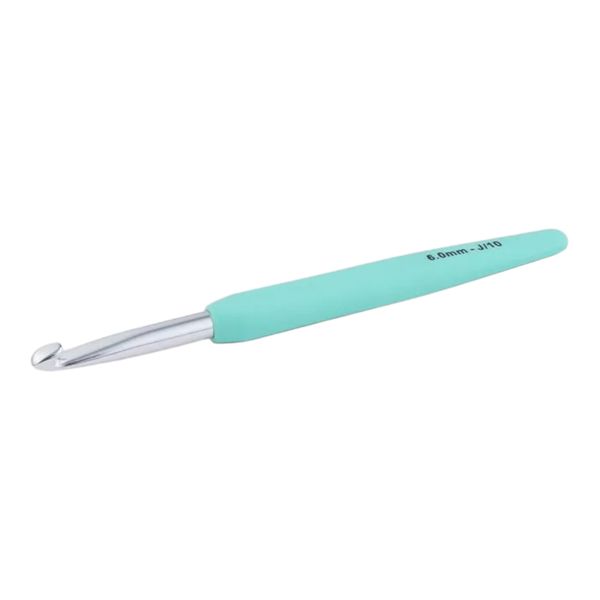KnitPro Waves New Colors Single Pointed Crochet Hook - 6,0 mm