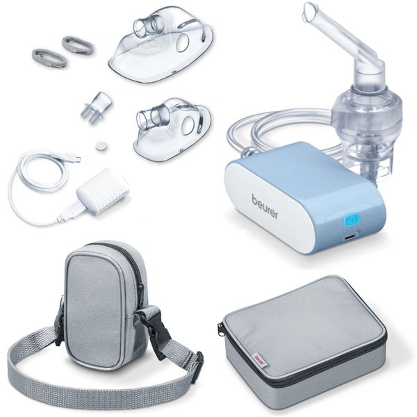 Beurer Portable Nebuliser IH 60: Rechargeable. Suited for Adults &amp; Children