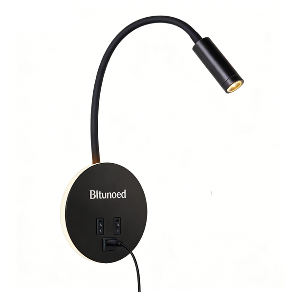 Bltunoed,Bedside Reading Lamp, Wall-Mounted Bedside Lamp