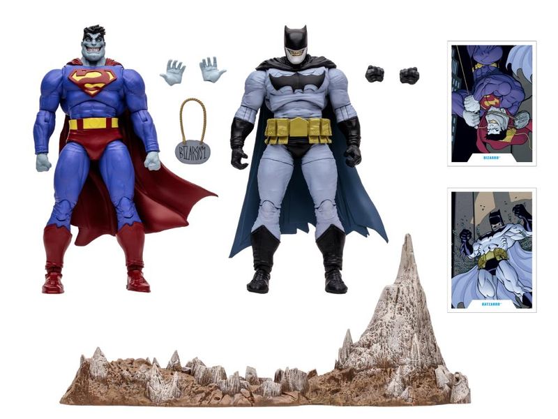 DC Collector 7-Inch Bizarro &amp; Batzarro Figures - 2 Pack